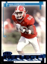 2005 SAGE HIT Reflect Blue Fred Gibson Georgia Bulldogs #R12