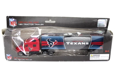 NFL Houston Texans Replica Die-Cast 1:80 Scale Tractor Trailer 2012 Press Pass - Image 1 of 4