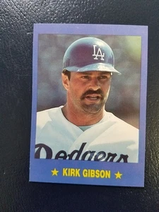 Kirk Gibson LA Dodgers 1989 Action Superstars Pacific Cards Comics S1 #2 NM - Picture 1 of 2