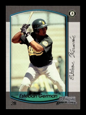 2000 Bowman Draft Picks & Prospects Esteban German #22 RC Oakland Athletics - Image 1 of 2
