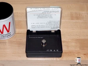 GRAS 40AF High-Sensitivity 1/2-in Free-Field Mic Capsule works w/ Bruel & Kjaer - Picture 1 of 9