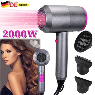 Professional Hair Dryer 2000W Hair Dryer Blow Dryer Hair Dryer Dryer Diffuser - Image 1 of 4