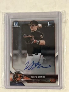 2018 Bowman Draft Cadyn Grenier Base Auto - Picture 1 of 1