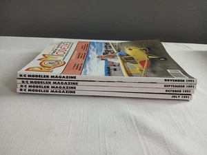 Lot Of 4 RC Modeler Magazine 1991 - Picture 1 of 24