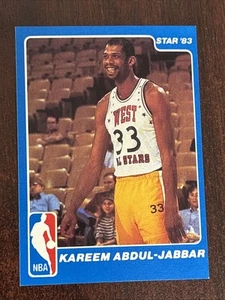 1982-83 Star All-Star Set-Break Kareem Abdul-Jabbar Los Angeles Lakers HOF - Foto 1 di 2