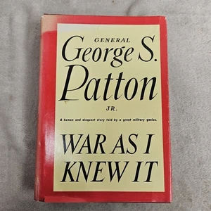 1975 General George S Patton Jr War As I Knew It Hardcover Dust Jacket  - Picture 1 of 10