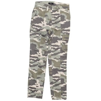 Pantalones cargo rectos vintage de camuflaje verde para mujer J.Crew talla 24 algodón Foto 1 de 4