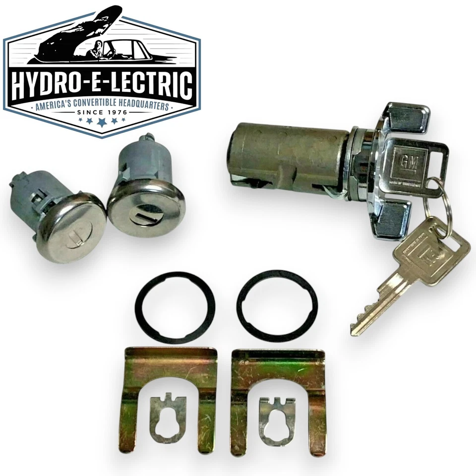 Juego de cerradura de encendido y puerta con llaves GM para Chevrolet Caprice e Impala 1979-1991 Foto 1 de 3