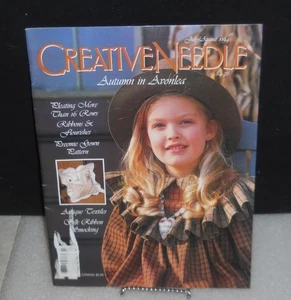 Creative Needle Magazine July/August  1994 Smocking Hand Sewing Embroidery, Arts - Picture 1 of 5