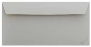 Paper24Plus # 25 St. DIN Lang Kuverts in Format 110 x 220 mm Hell Grau - Bild 1 von 2