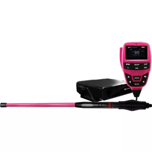 Gme XRS330COBMCG Pink Radio Combo 80ch 5w+ Ae4707Pb Antenna Kit limited edition - Picture 1 of 1