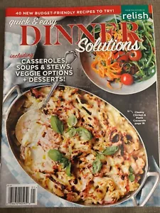 Quick & Easy Dinner SOLTIONS Magazine 2024 - Meals Recipe - Foto 1 di 2