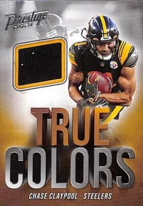 2021 Panini Prestige CHASE CLAYPOOL True Colors Jersey Patch Steelers - Picture 1 of 2