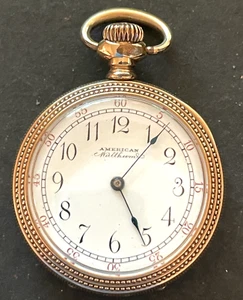 Antique 1897 Waltham Seaside 1891 Pocket Watch Ticks GF Case 0s 15j Gold Filled - Picture 1 of 6