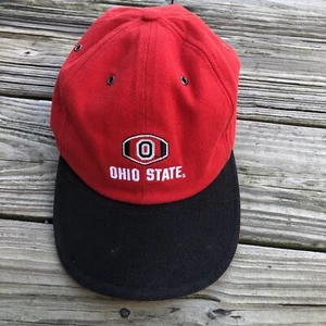 Vtg Nike Ohio State University OSU Ball Cap Red Adjustable NCAA Embroidered - Picture 1 of 7