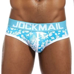 JOCKMAIL Men Breathable Cotton Pouch Underwear Boxer Briefs Low Rise Jockstrap - Picture 1 of 18