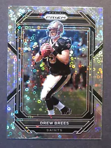 2022 Panini Prizm No Huddle Football Drew Brees Disco Card #215 Saints - Bild 1 von 2