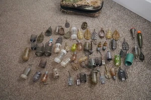 GURU PRESTON E.T.C. JOB LOT FEEDERS OVER 50 USED COARSE FISHING TACKLE - Picture 1 of 7