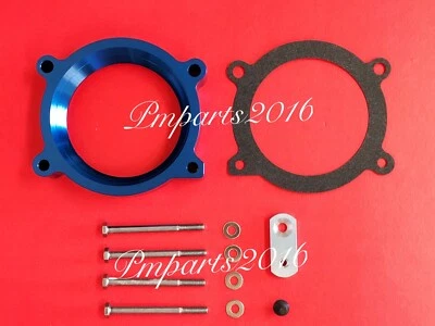 节气门车身间隔适用于育空/育空 XL Denali/Denali XT 雪佛兰 Suburban 蓝色 — 第 1/2 张图片