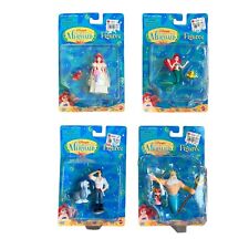 Disney Vintage 90's The Little Mermaid Eric King Triton Figures Mattel lot of 4