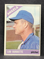 1966 Topps LOU BURDETTE Card No. 299 NM-MT California Angels