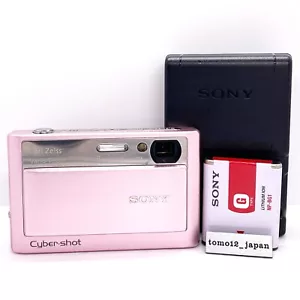 SONY Cyber-shot DSC-T20 Pink 8.1 MP Digital Camera 3x Optical zoom Japanese only - Picture 1 of 11