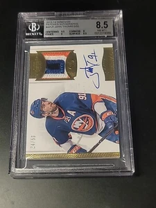 2013/14 PANINI DOMINION JOHN TAVARES /50 AUTO JERSEY PATCH AUTOGRAPH #APJT NYI  - Picture 1 of 4