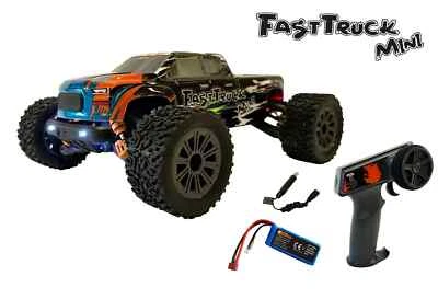 DF Models RC Mini Fast Monstertruck 1:16 4WD RTR Einsteiger Buggy - Bild 1 von 4