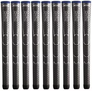 **SET OF 10pc** New WINN DriTac Men's Midsize Dark Grey Golf Grip 6DT-DG - Picture 1 of 5