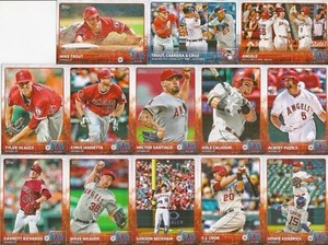 2015 Topps Mini Baseball Los Angeles Angels Complete Team Set (20)
