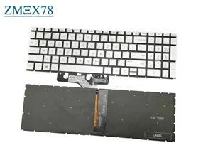 HP 17-cp0031wm 17-cp0035cl 17-cp2124od 17-cp0056nr Backlit Keyboard US Layout - Afbeelding 1 van 6