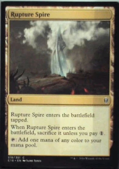 Rupture Spire - Commander 2016: #319, Magic: The Gathering Nm R154 - Image 1 of 1
