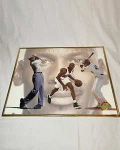Michael Jordan Space Jam Warner 1996 Poster Basketball, Baseball, Golf 24" x 36" - Picture 1 of 6