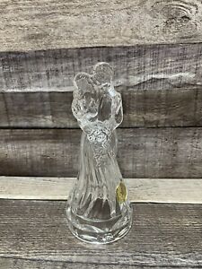 Princess House Crystal Bride And Groom Cake Topper 6.5"