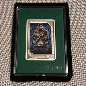 2025 Marvel The Infinity Saga Trading Coin BLACK PANTHER #099/250 - Picture 1 of 2