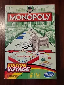 Hasbro Gaming Monopoly Travel Edition Spiel 2 bis 4 Spieler Alter 8+ Neuwertig - Bild 1 von 2