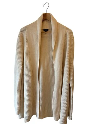 Suéter Cárdigan Talbots Mujer Plus Crema Talla 1X Nylon/Lana de Cordero Foto 1 de 4