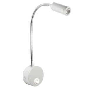 Flexible Pipe 3W LED Wall Light Reading Lamp Picture Spotlight Button Cabinets - Picture 1 of 7