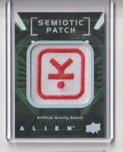 2017 Upper Deck Alien Movie Semiotic Patch Card #SP2 Artificial Gravity Absent - Picture 1 of 2