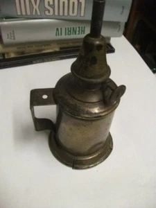 Alte französische Petroleumlampe, Messing Wohl vor 1900. Dekorativ.  - Bild 1 von 8