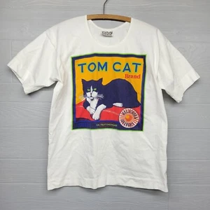 Vintage Wildwood Productions Tom Cat Brand Oranges Tshirt Size Large Made In USA - Picture 1 of 12