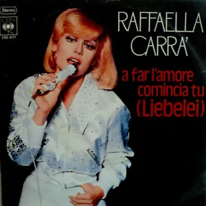 7" 1977 ! RAFFAELLA CARRA : A Far L´Amore Comincia Tu / MINT-? ROTE SCHRIFT \ - Bild 1 von 1