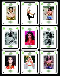 LYNDA CARTER 2 BOXES W/ PLAYING CARDS - ARGENTINA FULL SET BOX "A&B " - NIB