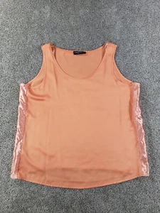 Camiseta sin mangas Louis Feraud para mujer Cami 10 naranja vintage - Imagen 1 de 8