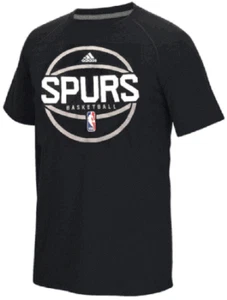 Camiseta de manga corta San Antonio Spurs para hombre negra de poliéster (XL) - Imagen 1 de 5