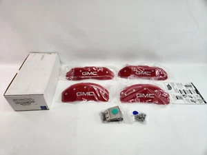34217SGMCRD MGP Red Brake Caliper Covers for 2018-2023 GMC Sierra 1500 - Picture 1 of 7