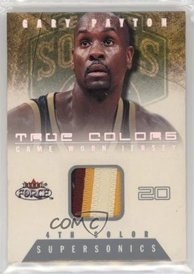 2001-02 Fleer Force True Colors Jerseys 4th Color /50 Gary Payton #TCGP[4] HOF - Image 1 of 2