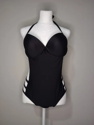 Sexy traje de baño negro de una pieza XL sin marca Foto 1 de 3