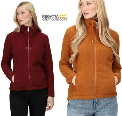Regatta Ladies Fleece Jacket Womens Kizmit Fluffy Full Zip Jumper Fleece UK NEW - Image 1 of 4