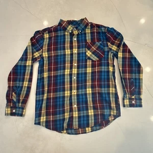 Tommy Hilfiger Boys Plaid Button-Up Shirt Size XL (20) Long Sleeve Multicolor - Picture 1 of 13
